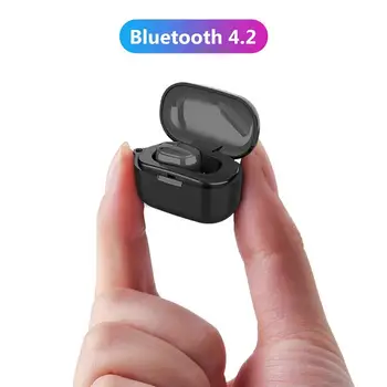M8 Mini Auss Bluetooth 4.2 Bezvadu Mūzikas Earbud Austiņas Ar Mikrofonu Austiņas un Earbuds iPhone Android