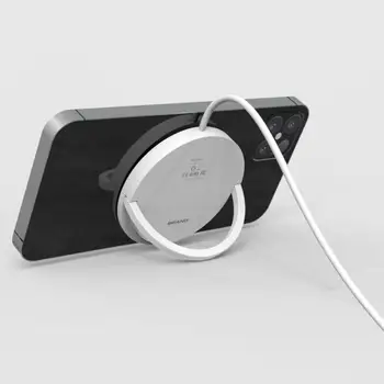 Magnētiskā Bezvadu Lādētājs Portatīvajiem Mobilo Tālruņu 12 Pro Mini Max 15W Qi Magsafing Ātrās Uzlādes Spilventiņu Samsung Xiaomi Huawei