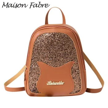 Maison Fabre soma sieviešu mini mugursoma ādas plecu somas 2019. gada vasarā Meitenes skolā Ceļojumu soma Modes dāmas rāvējslēdzēju mugursoma