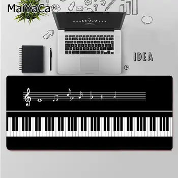 Maiya Augstas Kvalitātes Vintage Mūzikas Norāda, Klavieru Taustiņu Gumijas Peli Izturīgs Darbvirsmas peles paliktnis ar Gumijas Datoru Spēļu peles paliktnis