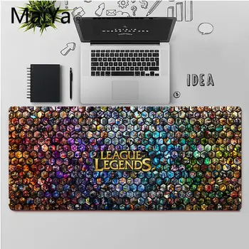 Maiya LOL League Of Legends Spēlētājs Ātrums Pelēm Mazumtirdzniecības Nelielu Gumijas peles paliktnis Bezmaksas Piegāde Liela Pele Pad Klaviatūras Mat