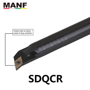 MANF 8mm10mm S16Q-SDQCR07 Pagrieziena Rīks Garlaicīgi Bar Griešanas Toolholders Skrūves Spriegošanas Hoders Par DCMT07/11 maināmas, pārvietojamas starplikas Ieliktņiem