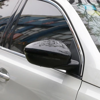Mans Labs Auto Chrome Atpakaļskata Spogulis Aizsardzības Vāks Atpakaļskata Spoguļa Uzlīmes Car styling par Peugeot 2008 Auto piederumi