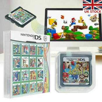 Mario Albumu Video Spēļu Kartes 482 1 Kārtridžu Konsoli Karti NDS NDSL 2DS 3DS 3DSLL NDSI