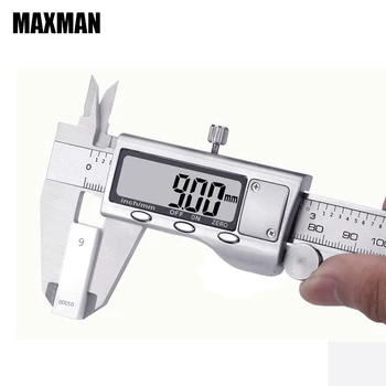 MAXMAN 0-150mm Suportiem Mērīšanas Rīks, Nerūsējošais Tērauds Norāde Kļūdas 0.02 mm Mērīšanas Rīks, ar Calibre Digitālos Rīkus, Kalibrators