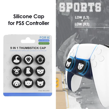 Mazās Silikona Īkšķi Grip Piederumi, Spēles, Izklaides PS4 PS5 Xbox Sērijas S X Switch pro Kontrolieris Analog Stick Klp