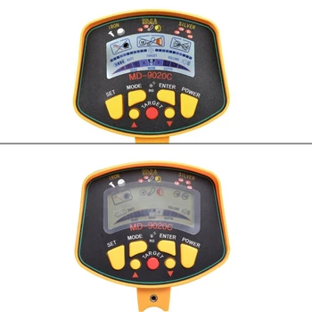 MD9020C Profesionālās Portatīvo Ūdensizturīgs Pazemes Metāla Detektors Rokas Dārgumu Mednieka Zelta Meklētājs Meklētājs LCD Displejs