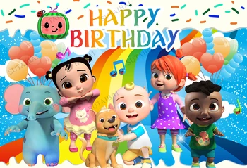 Meitene, Zēns, Dzimšanas dienas svinības Backdrops Princese Karikatūra Blackground Fons Foto Studija Bērniem Dzimšanas dienas Filmu Puse Dekori