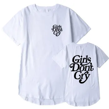 Meitenes Dont Cry Harajuku POP UP Ierobežots LOGO TEE T-krekls BALTS XL O-veida Kakla Modes Gadījuma Augstas Kvalitātes Druka T Kreklu off-white