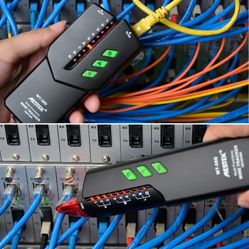 MESTEK RJ11 RJ45 Nav Iejaukšanās Telefona Vadu Tracker Marķiergāzes Tonera Ethernet Lan Tīkla Kabeli Testeri NVC Detektoru Līnijas Meklētājs