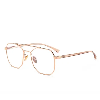 Metāla Sakausējuma Brilles Rāmis Vīriešu Ultra Light Pilnu Taisnstūra Tuvredzība Recepšu Brilles 2019 Modes Sievietēm, Optisko Briļļu Rāmis