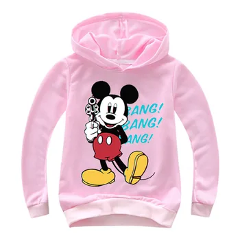 Mickey Minnie Hoodies Krekls Zēnu, Krekls Baby Girl Kostīmu Bērnu Sporta Krekls, Džemperis Bērniem ar garām Piedurknēm T-krekls Topi Tee
