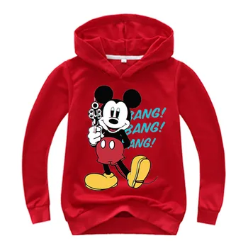 Mickey Minnie Hoodies Krekls Zēnu, Krekls Baby Girl Kostīmu Bērnu Sporta Krekls, Džemperis Bērniem ar garām Piedurknēm T-krekls Topi Tee