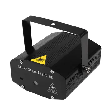 Mini LED Lāzera Rādāmkociņš Disko Skatuves Gaismas Pusi Modelis Apgaismojums Projektors Rāda, INFRASARKANO staru Tālvadības RG Lāzera Projektoru Gaismas
