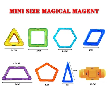 Mini Magnētiskais Konstruktors, Rotaļlietas, Bloki Ēku Magnētisko Dizainers Bērniem Magnēts Spēles Izglītojošas rotaļlietas Bērniem Xmas Dāvanas