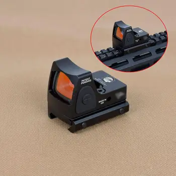 Mini RMR Red Dot Sight darbības Joma Regulējams Kolimatora Pistole, Šautene Reflex Sight Fit 20mm Dzelzceļa Medību Airsoft Optika Redzes