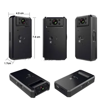 Mini WiFi Kamera 1080P HD Video Audio Diktofonu ar INFRASARKANO Nakts Redzamības Kustības detektors Mazo Bezvadu Videokameras mini cam