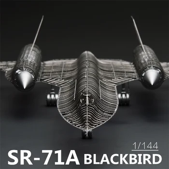 MMZ MODELI, Jasmīns 3D metāla puzzle 1/144 SR-71A BLACKBIRD Pilna PE Modeļa Montāžas metāla Modeļa komplekts DIY 3D Lāzera Izgriezt Modeli puzzle