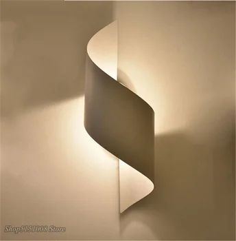 Modernās Sienas Lampas Led Spogulis Sconce Mājas Apgaismojuma Gaismekļa Dekorēšana Guļamistaba Gultas lampa, Iekštelpu Kāpņu Sienas Gaismas Ķermeņi,