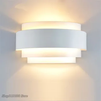 Modernās Sienas Lampas Led Spogulis Sconce Mājas Apgaismojuma Gaismekļa Dekorēšana Guļamistaba Gultas lampa, Iekštelpu Kāpņu Sienas Gaismas Ķermeņi,
