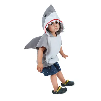 Modes Bērni Jumpsuit Cosplay Kostīmu Haizivs Posmā Apģērbu Masku Halloween, Ziemassvētku Dekorācijas