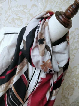 Modes itālijas ārējās tirdzniecības luksusa dizaina nacionālā stila sieviešu Šalle Šalle sabiezējumu silts ziemas kašmira šalle