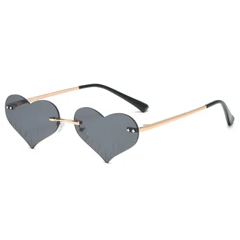 Modes Mīlestību Sirdī Saulesbrilles Sieviešu Liels Rāmis Personības Saules Brilles Modes Gudrs, Seksīgs Retro Cat Eye Vintage Briļļu Sieviete 12949
