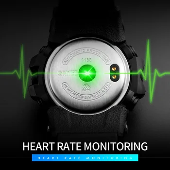 Modes Smart Skatīties Vīrieši Pedometrs Sirds ritma Monitors Bluetooth Skatīties SKMEI Vīriešu Pulksteņi Top Zīmola Luksusa Digitālais Sporta Pulksteņi