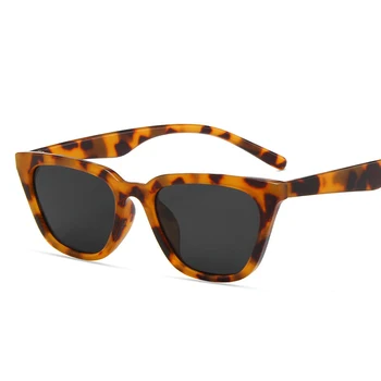 Modes Vintage Cat Eye Saulesbrilles Sievietēm, Vīriešiem Mazo Saules Brilles Vintage Toņos Briļļu Tendencēm Leopard Cateye UV400