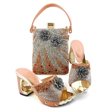 Modes vīns, sievietes sūkņi ar kristāla rotājumi puķu stilā āfrikas kleitu kurpes atbilst somu set MD013,papēdis 9CM