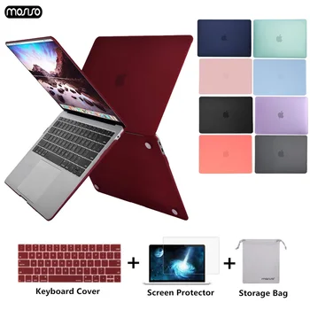 MOSISO Crystal Hard Case For Macbook Air 13 Jaunas 2018 Retina Pro 13 ar 15/out Touch Bar Modelis A1706 A1707 A1990 GAISA 13 A1932