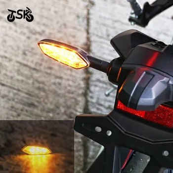 Moto modificētu mini LED pagrieziena signālu YAMAHA YZF-R6 YZFR6 YZF R6 motociklu Blinker Priekšā vai Aizmugurē melns