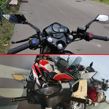 Motocikla Aizmugures Spoguļi 8mm 10mm Motociklu Modifikācijas Atpakaļ Sānu Spoguļi bmw f800gs s1000r rsv4 yamaha nmax 155 300 xmax530