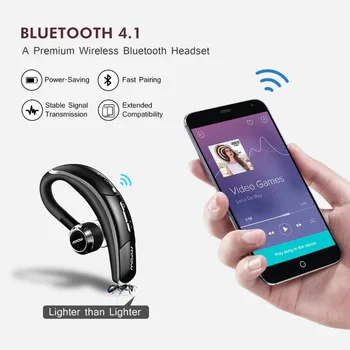 Mpow Biznesa Stila Bezvadu Austiņas Auto brīvroku Bluetooth Skaļrunis Ar kristāldzidru Mic iPhone, Samsung un Huawei