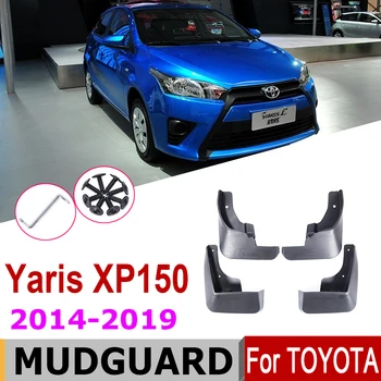 Mudflap Toyota Vios Yaris XP150 Hečbeks 2019~. Gada Fender Dubļu Aizsargs Splash Sargi Mudguard Piederumi 2018 2017 2016