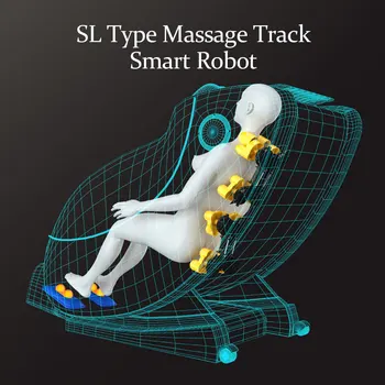 MZ Tirdzniecības 8d Nulles Gravitācijas Masāžas Krēsls Apkures Nolaist Elektriskā Shiatsu Pilna Ķermeņa drošības Spilvens Massager Mašīna veselības Aprūpes