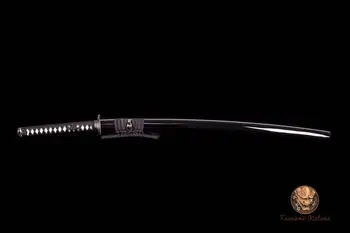 Māla Rūdīts Kaujas Gatavs T10 Tērauds Japāņu Samuraju Musashi Katana Zobens Pilna Tang Tameshigiri