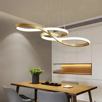 Mūsdienu AluminumPendant Gaismas, LED Apgaismojums Kulons Lampas Dzīvojamā Istabā Gultas Ēdamistaba Hotel Loft Mājas Apdare Karājas Lampas