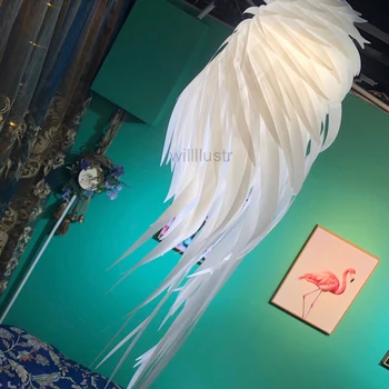 Mūsdienu Icarus Kulons Lampa Birojā, Veikalā, Restorānā, Viesnīcā, Bārs, Kafejnīca Gultas Tord Boontje Dizaina White Angel Wing Suspensijas Gaismas