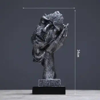 Mūsdienu Statujas Radošo Anotācija Sejas Mākslas Dzīves Telpas Antīkām Mēbelēm Un Dekorācijas Ziemeļeiropā