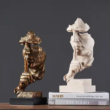Mūsdienu Statujas Radošo Anotācija Sejas Mākslas Dzīves Telpas Antīkām Mēbelēm Un Dekorācijas Ziemeļeiropā