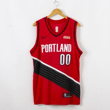 NBA Vīriešu Portland Trail Bleizeri #00 Anthony Basketbola Svīteri Red Jaunu Svīteri