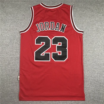 NBA Vīriešu Čikāgas Bulls #23 Michael Jordan Basketbola Svīteri 98 Klasika Sarkano Svīteri