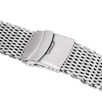 Nerūsējošā Tērauda 18mm 20mm 22mm 24mm Soild Watchband Vīriešu Pulksteņi Metāla Siksniņas Rokassprādze Pulkstenis Nomaiņa Skatīties Joslas Luksusa