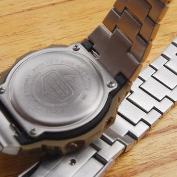Nerūsējošā Tērauda Metāla watchband Aproce Siksnu Casio G-SHOCK DW5600 DW-5610 5600E 6900 GWM5610 Sporta Skatīties Joslas Aproce