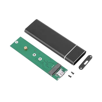 NGFF Kameras HDD Gadījumā, M. 2 NGFF SATA SSD USB 3.1 Tipa C Converter HDD Box Adapteris, Kameras Gadījumā 2230/2242/2260/2280 M2