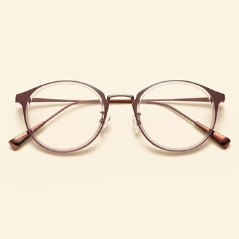 NOSSA Vintage Dizainers Apaļā Rāmja Tuvredzība, Optiskās Brilles Modes Ultravieglajiem TR90 Aizsargbrilles Sievietēm, Vīriešiem Modē Retro Briļļu Rāmji 31969