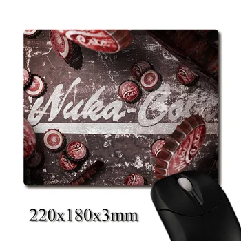 Nuka cola pudeļu korķi spēle CG iespiesti Smago aušanas anti-slip gumijas spilventiņu birojs peles paliktņa Kalniņi Puse favor dāvanas 220x180x3mm