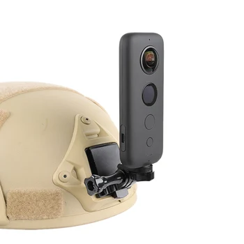 NVG Taktiskās ķivere mount bsae par GoPro9 SJCAM AKASO DJI Action Camera pirmās personas skats Mobilā tālruņa Turētājs fotografēšanas Piederumu