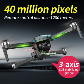 NWEGPS Dūkoņa Ar Kameru, HD (4K Trīs Ass Anti-Shake Gimbal Kamera Dūkoņa GPS Brushless Quadcopter Profesionālās Dūkoņa Selfie Dron